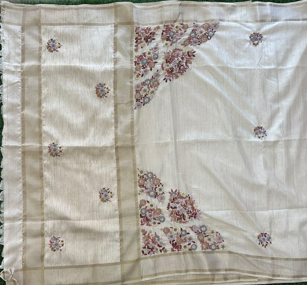 Cotton Linen  Sarees image 2