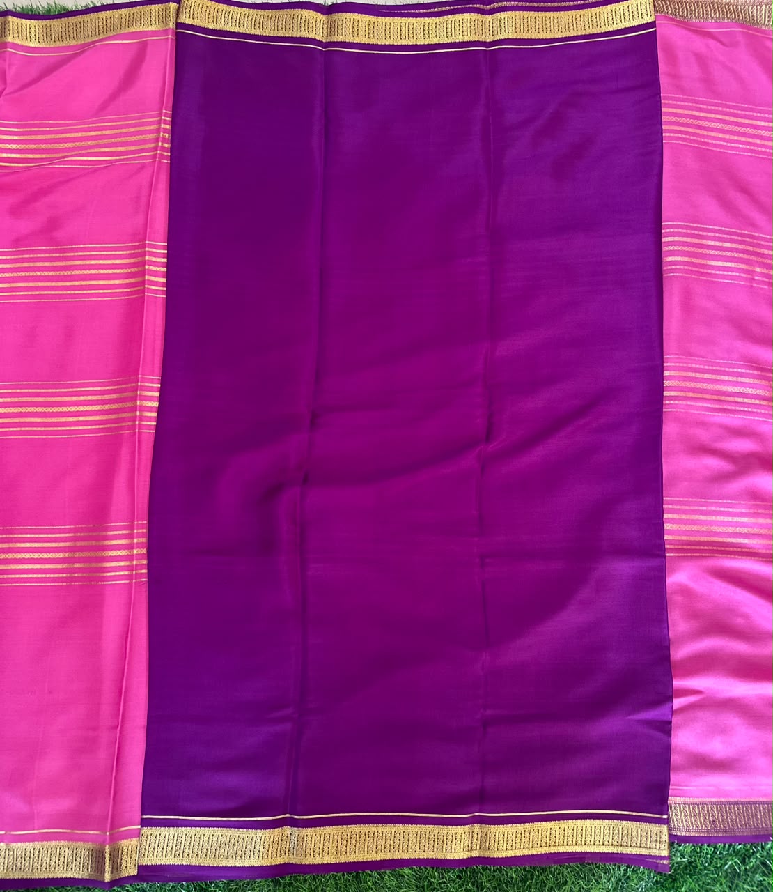 Pure Mysore Silk Crepe Saree image 4