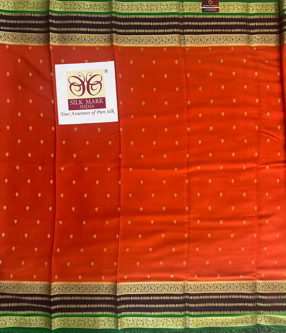 Pure Mysore Silk Crepe Saree image 4