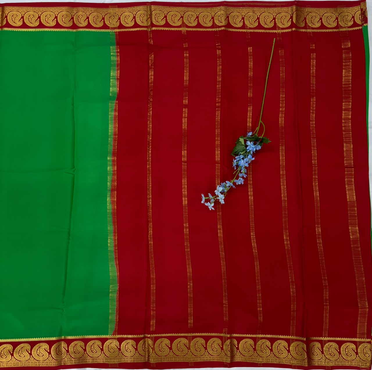 Pure Mysore Silk Crepe Saree image 4