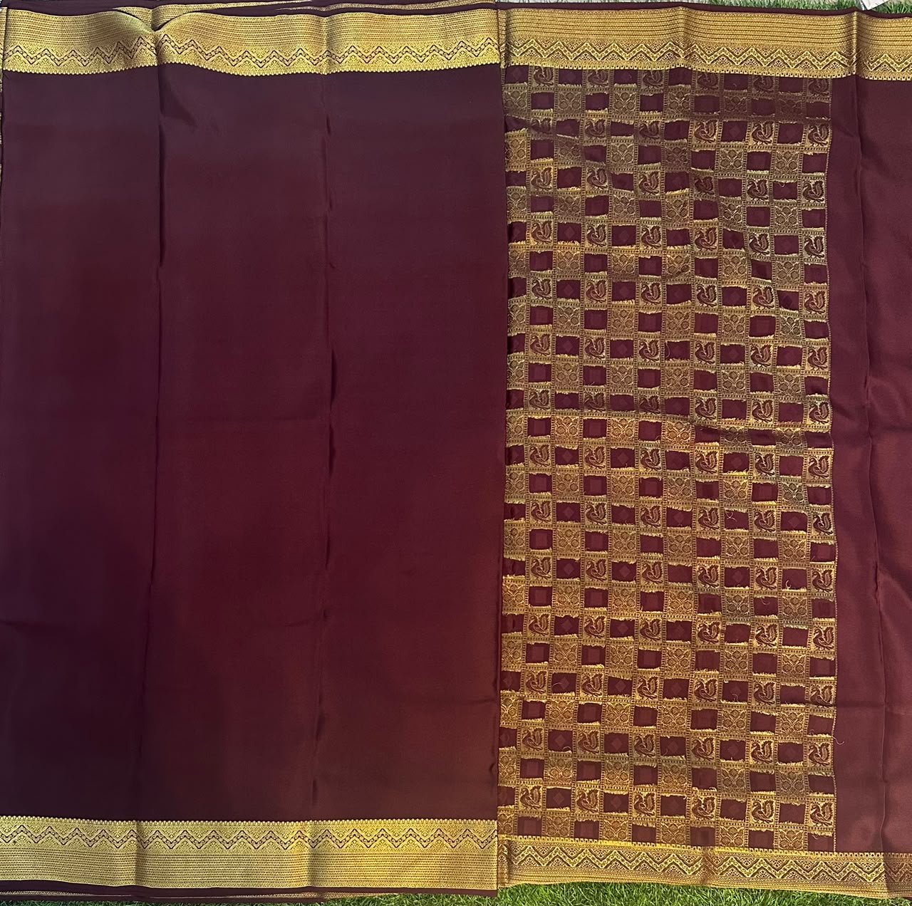Pure Mysore Silk Crepe Saree image 4