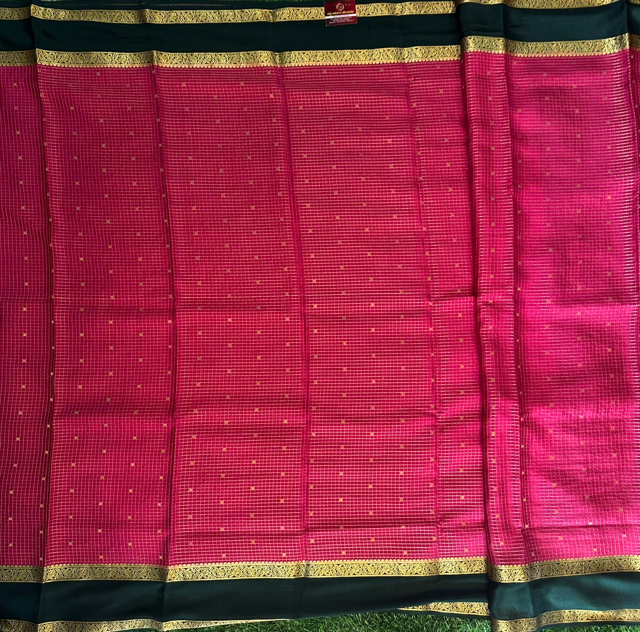 Pure Mysore Silk Crepe Saree image 4