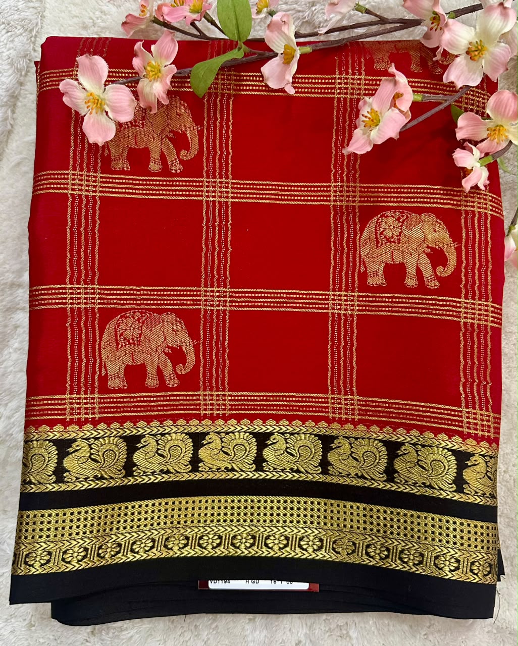 Pure Mysore Silk Crepe Saree