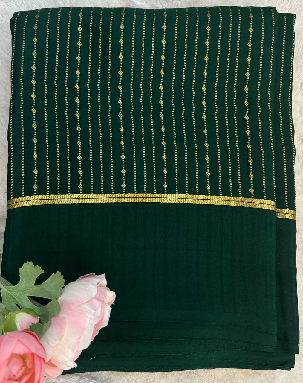 Pure Mysore Silk Crepe Saree