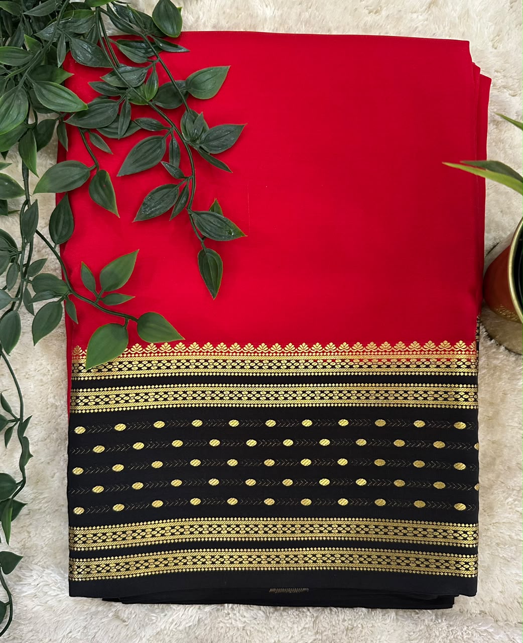 Pure Mysore Silk Crepe Saree