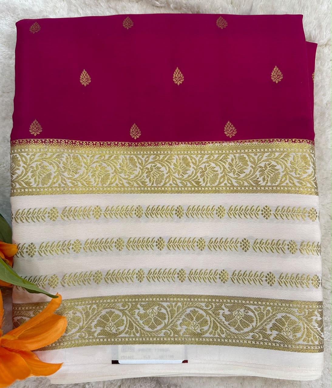 Pure Mysore Silk Crepe Saree