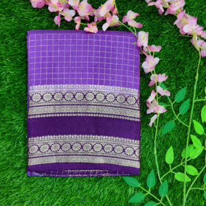 Banaras crepe silk saree