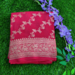 Blood Red Pure Georgette