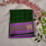 Pure crepe mysore silk saree silk mark certified