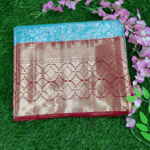 Bridal tissue Partial shades saree