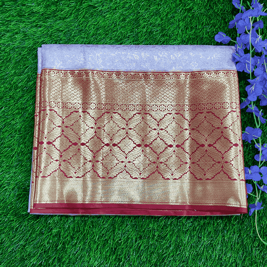 Bridal tissue Partial shades saree