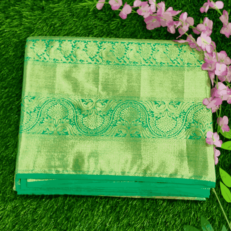 Bridal tissue Partial shades saree