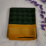 Pure crepe mysore silk saree silk mark certified