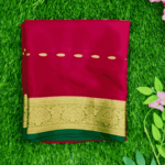 Pure crepe mysore silk saree