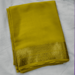 Pure crepe mysore silk saree
