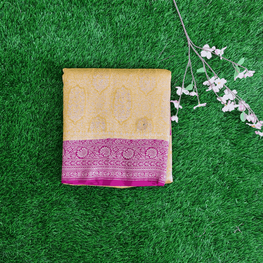 Pure Benars Crepe Saree