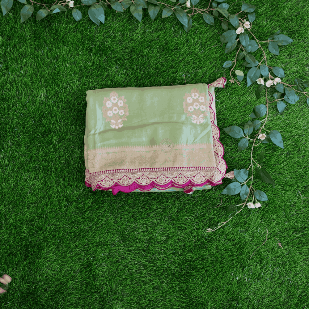 Pure Benars Crepe Saree