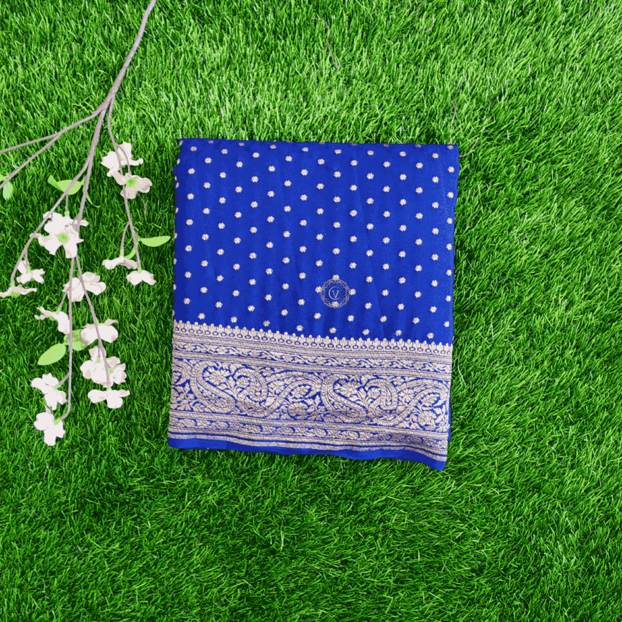 Pure Benars Crepe Saree