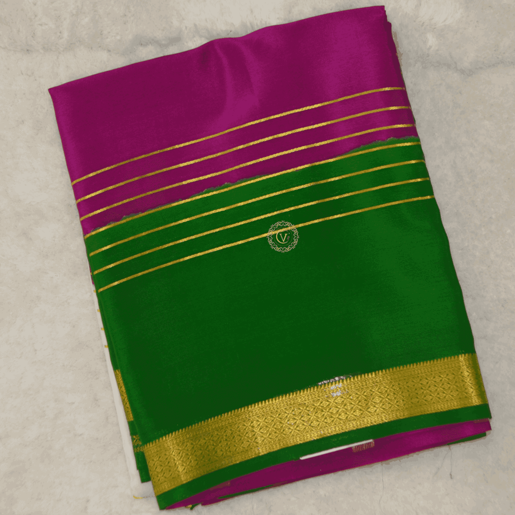 Pure Mysore Crepe Saree