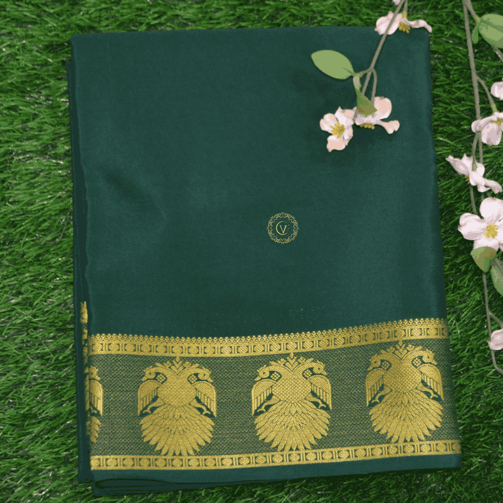 Pure Mysore Crepe Saree