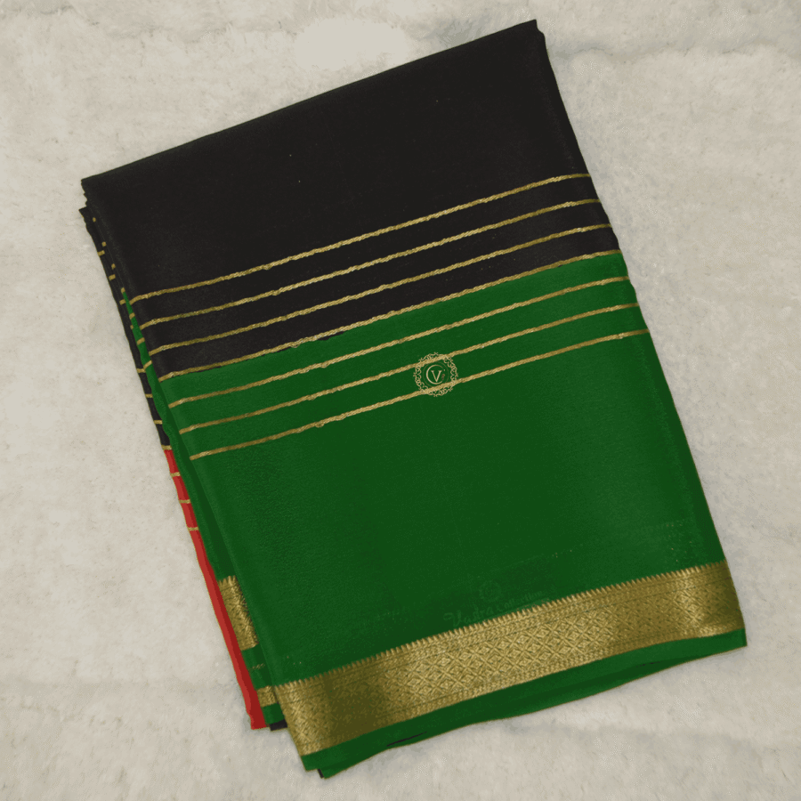 Pure Mysore Crepe Saree