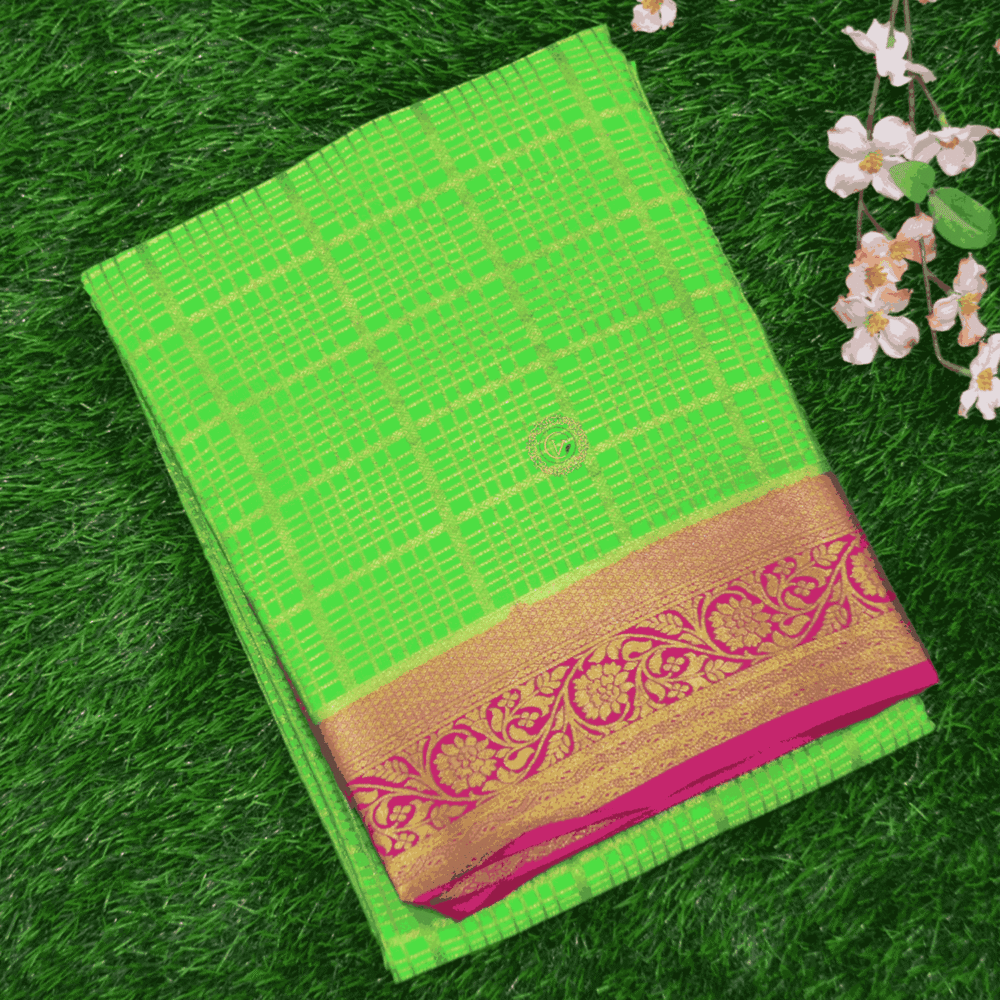 Pure Mysore Crepe Saree