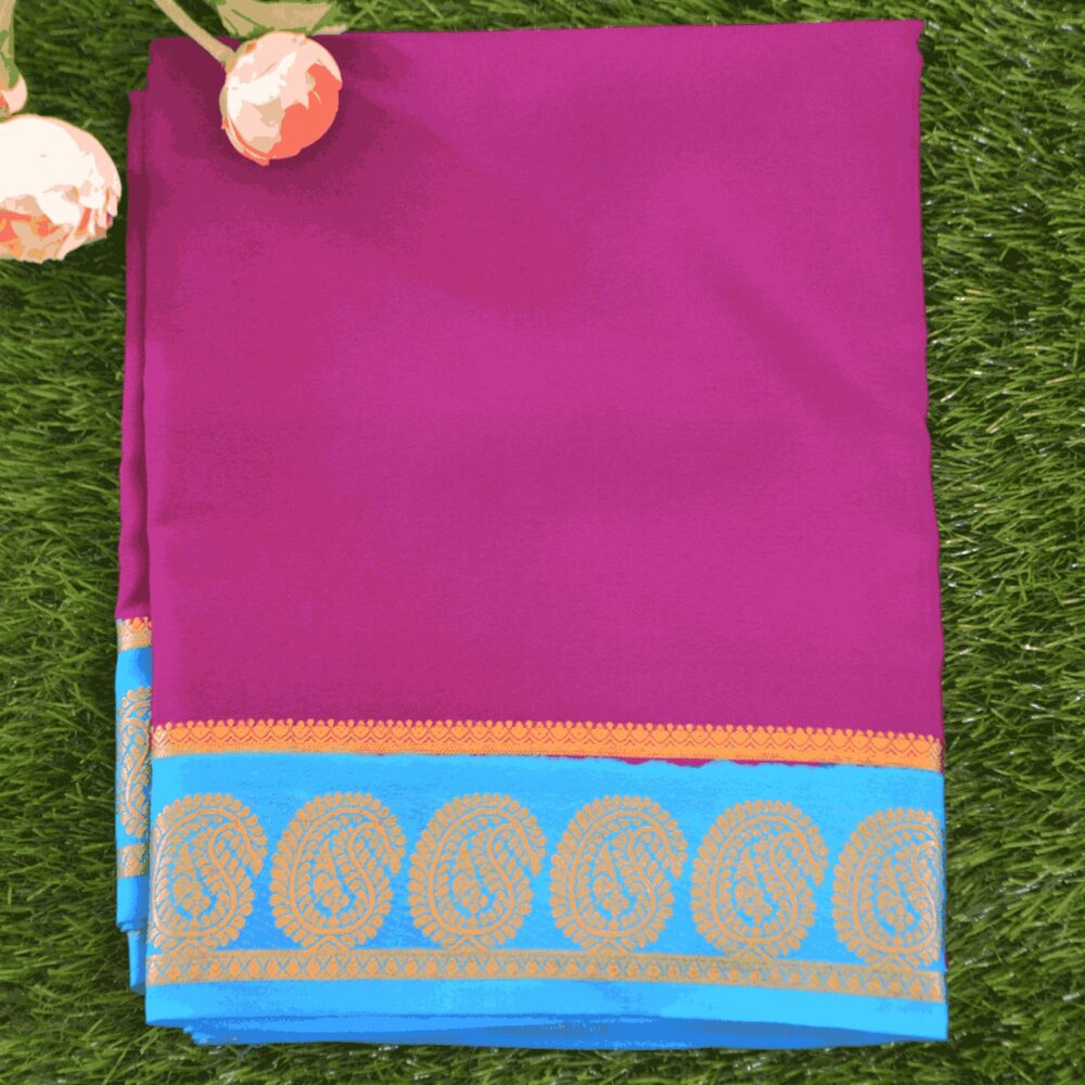 Pure Mysore Crepe Saree