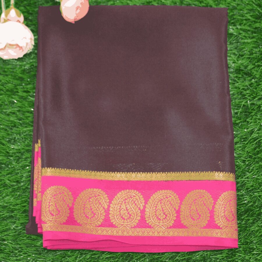 Pure Mysore Crepe Saree