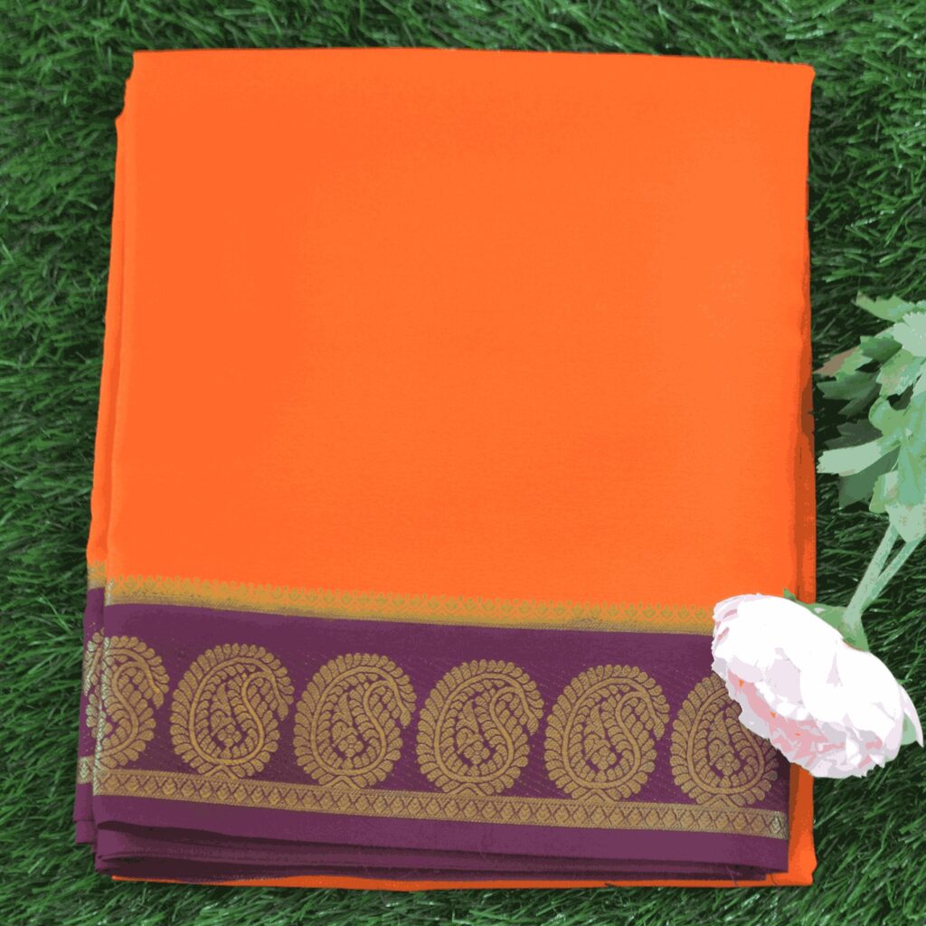 Pure Mysore Crepe Saree