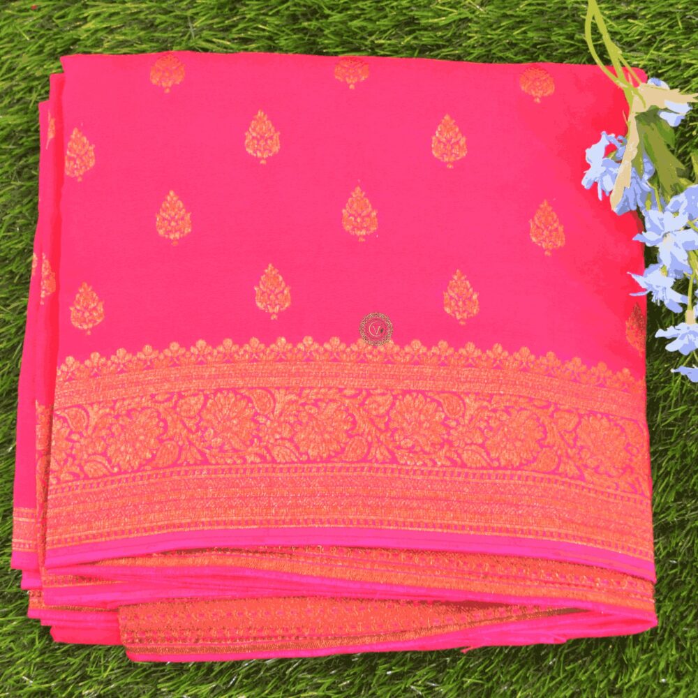 Pure Mysore Crepe Saree