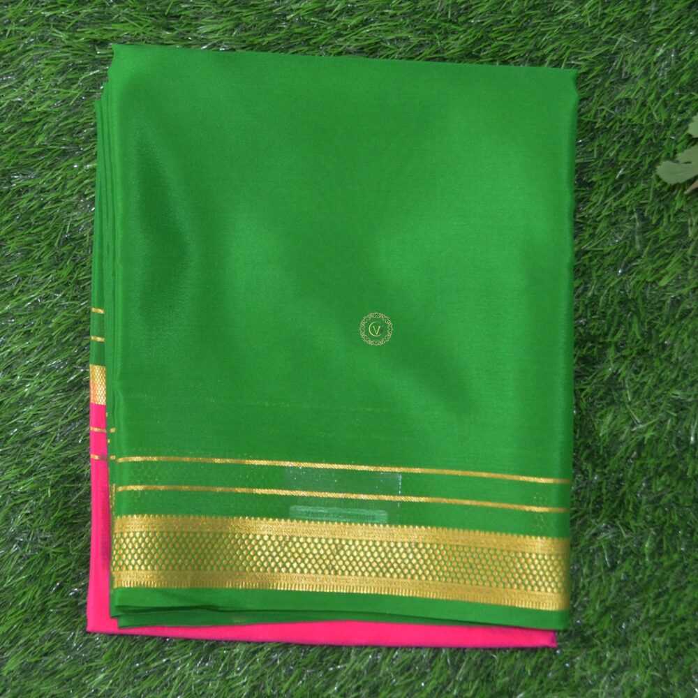 Pure Crepe Mysore Silk Saree