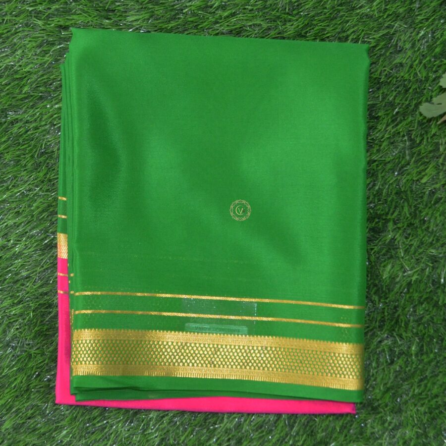 Pure Crepe Mysore Silk Saree