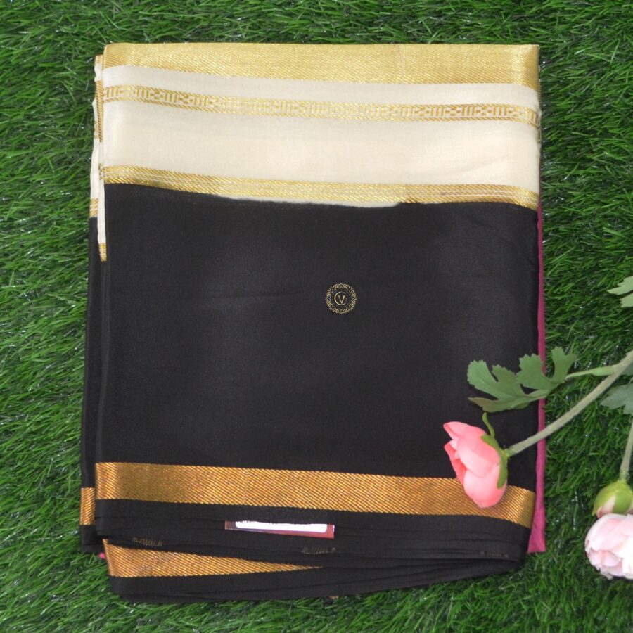 Pure Mysore Crepe Saree