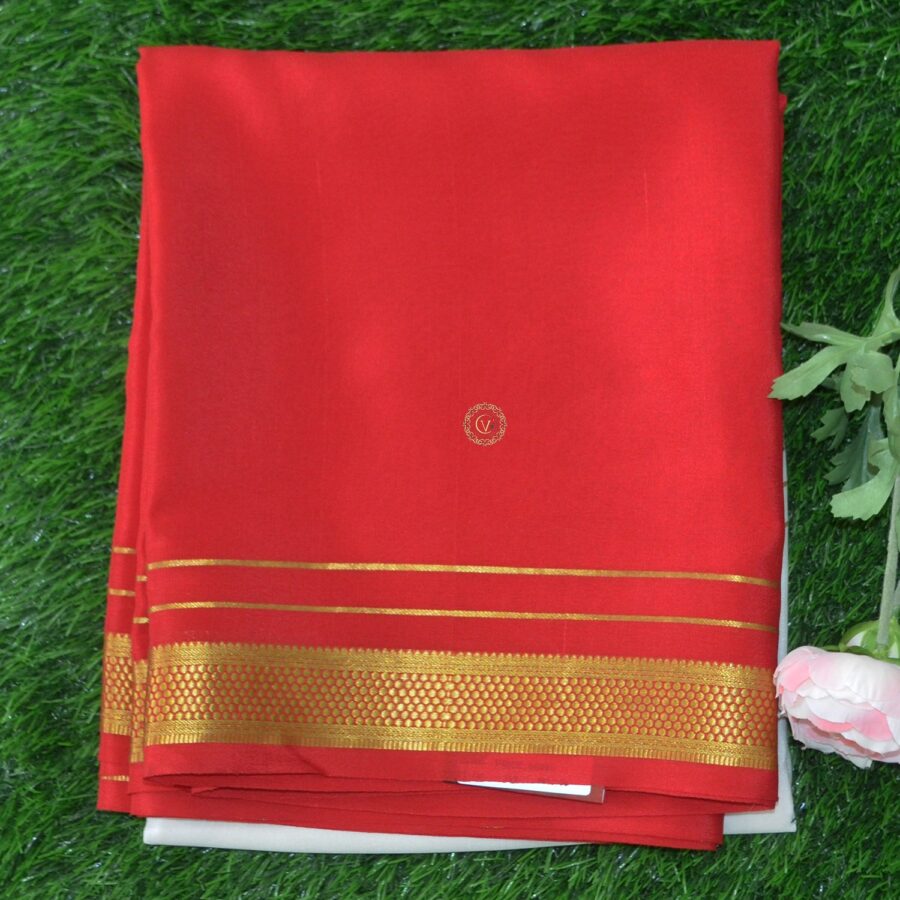Pure Crepe Mysore Silk Saree