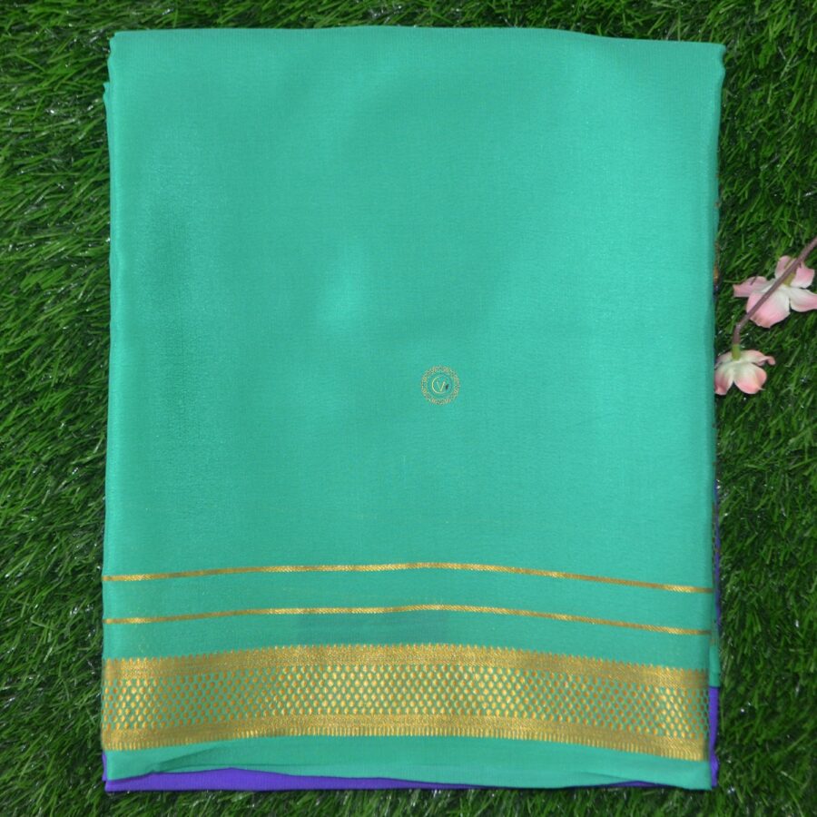 Pure Crepe Mysore Silk Saree