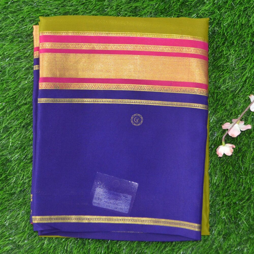 Pure Crepe Mysore Silk Saree