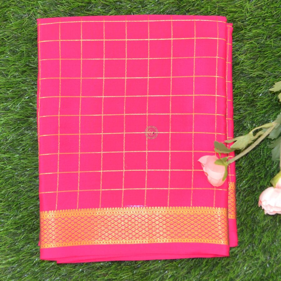 Pure Crepe Mysore Silk Saree