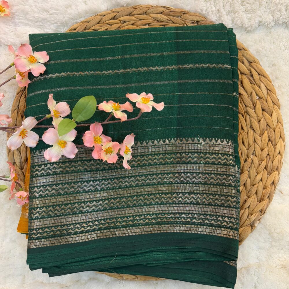 Semi Mysore Crepe Saree