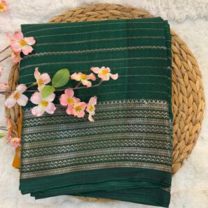 Semi Mysore Crepe Saree