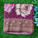 Pure Benars Crepe Saree