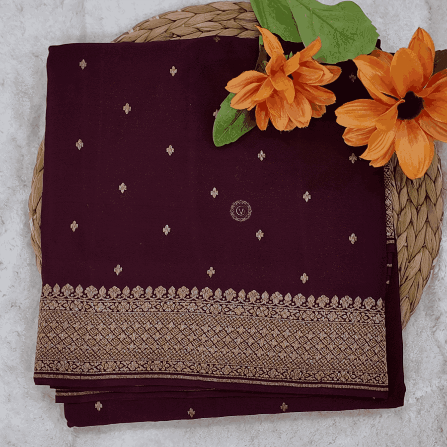 Benarasi Pure Crepe Silk Saree