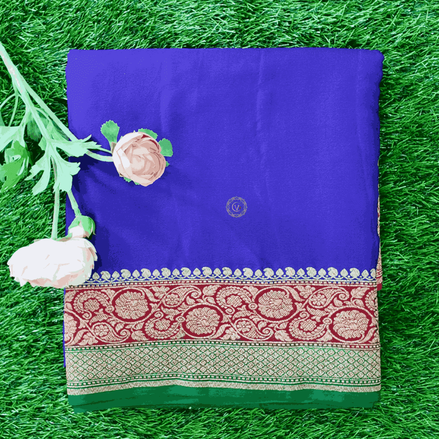 Benarasi Pure Crepe Silk Saree