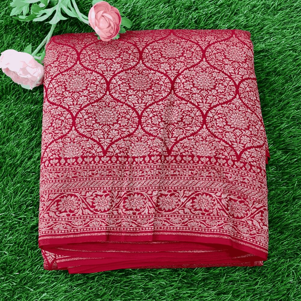 Benarasi Pure Crepe Silk Saree