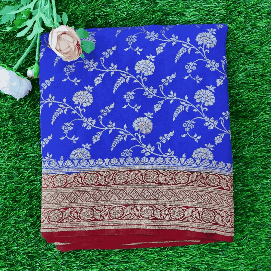 Benarasi Pure Crepe Silk Saree
