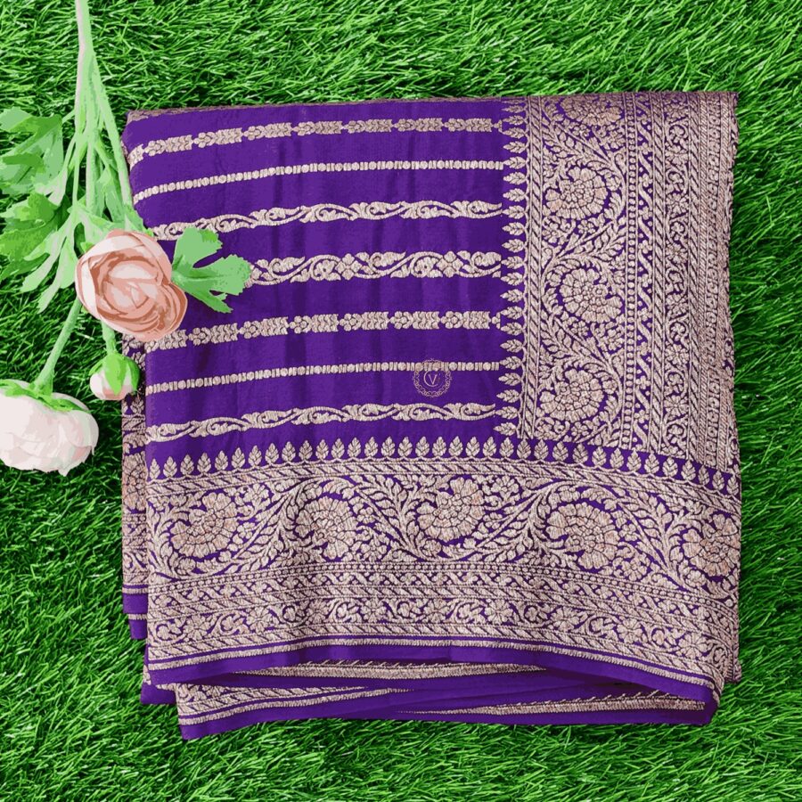 Benarasi Pure Crepe Silk Saree