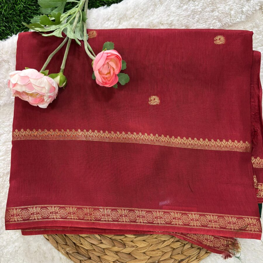 Benars Crepe Saree
