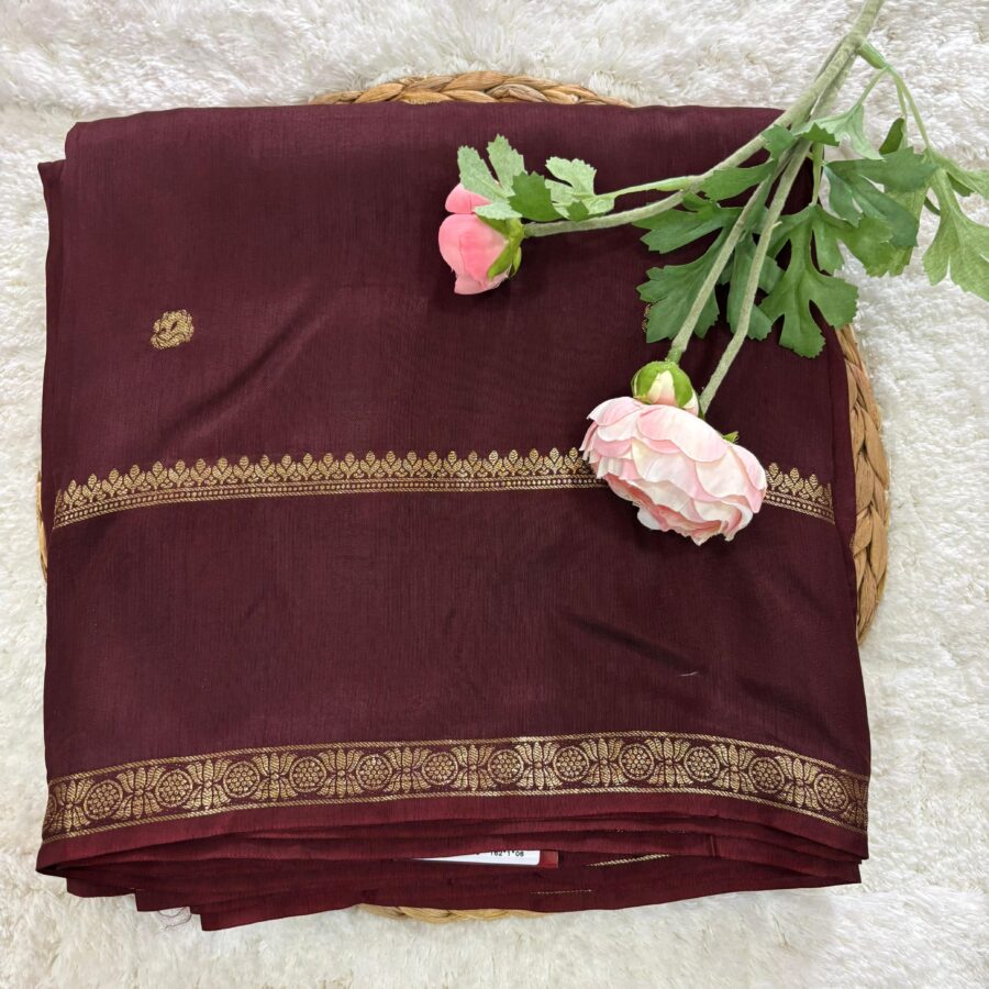 Benars Crepe Saree