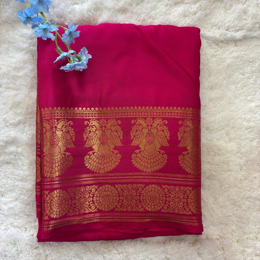 Semi Mysore Crepe(Self, Gandaberunda Border)