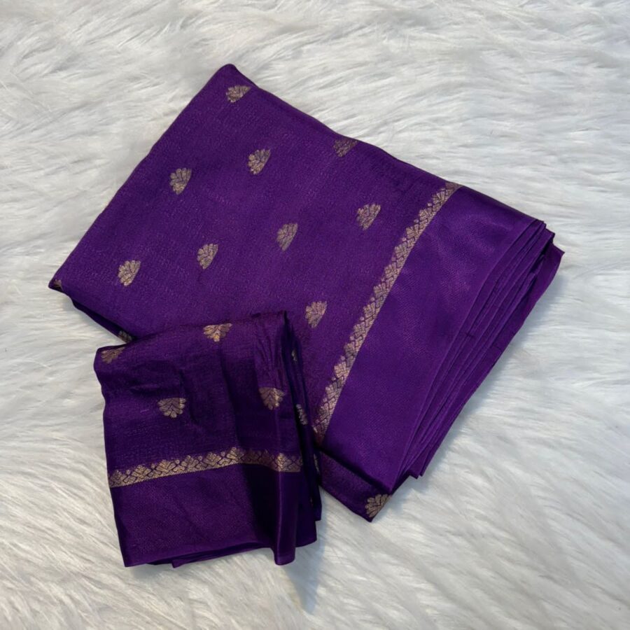 Pure viscose soft Jute Khadi fabric