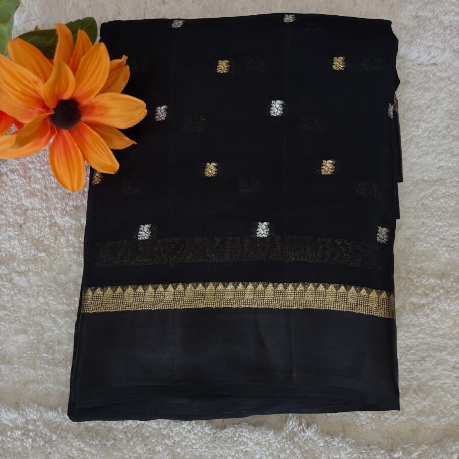 Chinnon Satin Border Self Saree